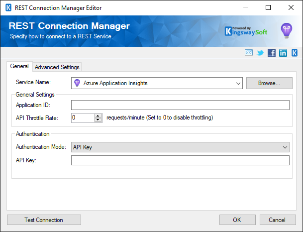 SSIS REST Azure Application Insights Connection Manager